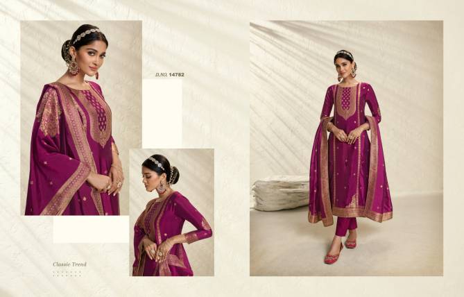 Zisa Silky Vol 3 Silk Designer Wedding Salwar Suits Catalog